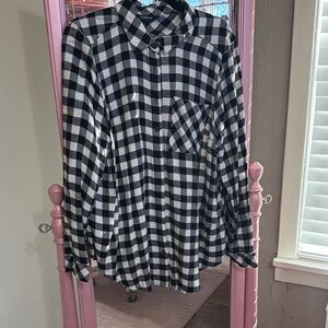 Torrid Monochrome Checkered Top